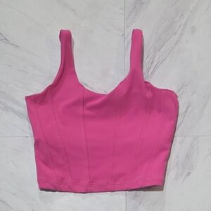 Five Dancewear Pink Corset Tank Xs